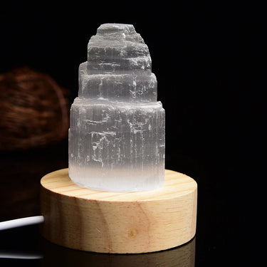 Selenite Tower Cleansing Lamp-Your Soul Place